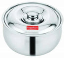 Stainless Steel Casserole Pearl belly with Airtight Lid | Material: Stainless Steel Thermowares