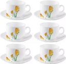 LaOpala Diva Tulip Passion Tea Cup & Saucers Set of 6