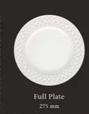 La Opala Diva, Velvett Collection, Opal Glass Dinner plate 6 pcs, Pearl white