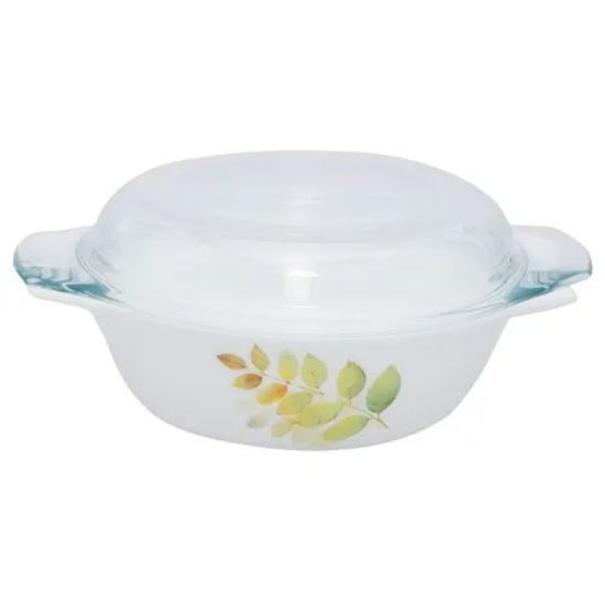 La Opala Casserole/ Serving Bowl with Glass Lid