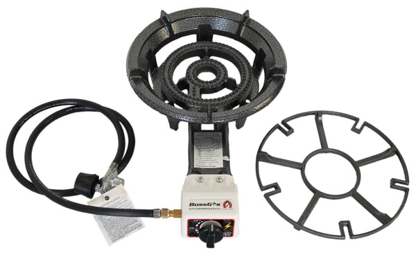 Auto Ignition LARGE 2 Ring Burner Cast Iron Gas Burner Wok Burner Cooker Stove(Generation Brand) - The Kitchen Warehouse