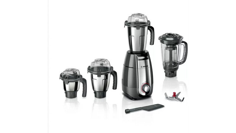 Bosch TrueMixx Style 1000 Watt Mixer Grinder with 4 jars The
