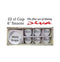 LaOpala Diva Misty Drops Tea & Coffee Cup & Saucers 220 ML Set of 6