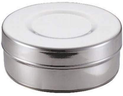 Stainless Steel Storage Container 1pc Dia 12cm Height: 5cm approx.