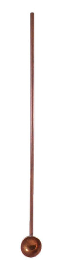 Pure copper long handle spoon for havan/pooja