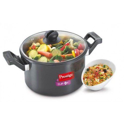 Prestige Clip-on HA Cookware 5ltr With Glass Lid - The Kitchen Warehouse