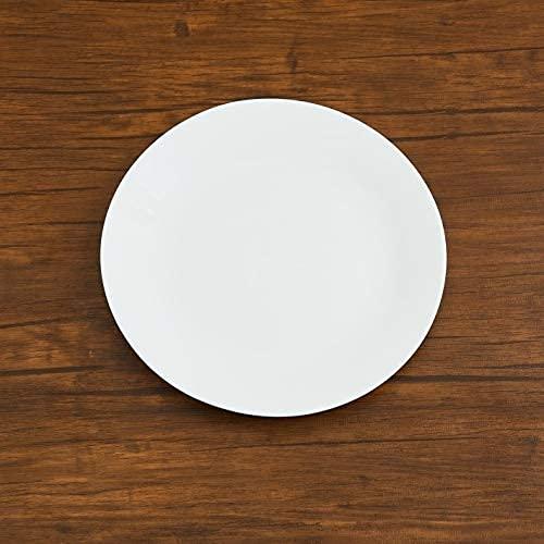 La Opala Diva Classique  Full Dinner Plate Set (White, 27cm) - Set of 6 pcs - The Kitchen Warehouse