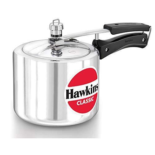 Hawkins Classic Aluminum Pressure Cooker, 3 Litre, Silver Tall CODE: CL3T - The Kitchen Warehouse