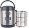 Cello HOT MAX-3 Stainless Steel Insulated Lunch Carrier,Colour- Black  3 Containers - The Kitchen Warehouse