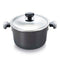 Prestige Signature Induction Base Aluminium Casserole, Sizes Available 200mm Black - The Kitchen Warehouse