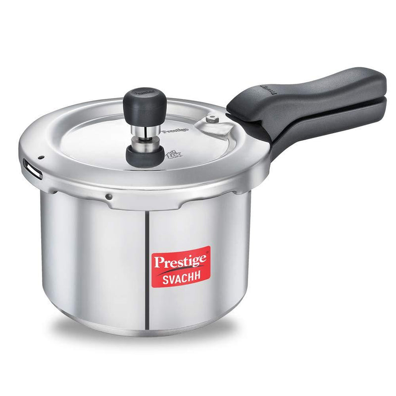 Prestige Svachh Induction Base Aluminium body Pressure Cooker 3 Litre( spill proof) - The Kitchen Warehouse