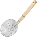 Stainless Steel Large Wire Strainer Spider Strainer with Wooden Handle 20cm - The Kitchen Warehouse