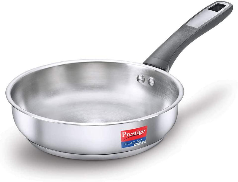 Prestige Platina Fry pan 220 mm silver - The Kitchen Warehouse