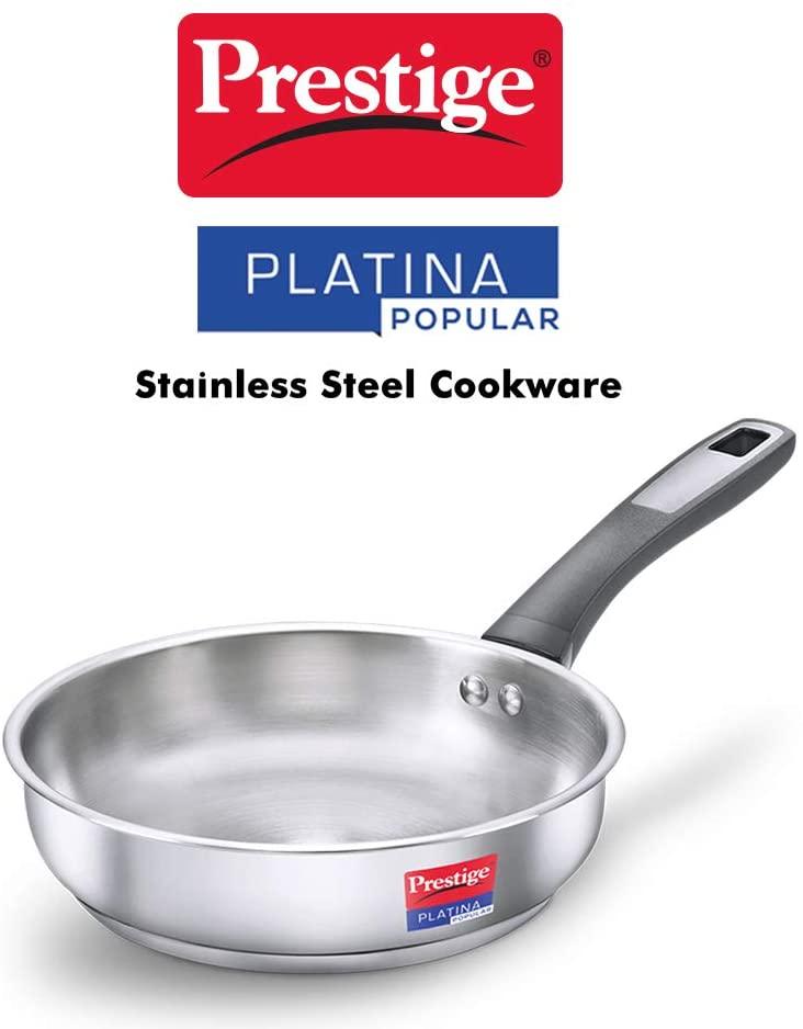 Prestige Platina Fry pan 220 mm silver - The Kitchen Warehouse