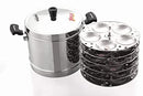 Stainless Steel Idli Cooker 16 and 24 idli , Silver