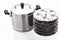 Stainless Steel Idli Cooker 16 and 24 idli , Silver