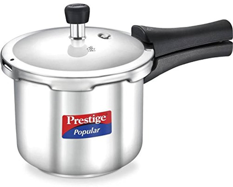 Prestige Popular Stainless Steel Pressure Cooker, 3 Litres, Silver - The Kitchen Warehouse