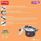 Svachh Clip-on 5 Litre Hard Anodised Pressure cooker - The Kitchen Warehouse