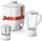 MAHARANI Ultra Plastic 550 Watts Juicer Mixer Grinder, Red and White - The Kitchen Warehouse