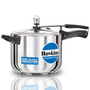 Hawkins Stainless Steel Induction Compatible Pressure Cooker, 5 Litre, Silver (HSS50) - The Kitchen Warehouse