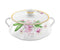Nayasa Plastic Floral Casserole - 5000ml, White_Pink - The Kitchen Warehouse