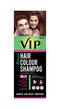 VIP 5 in 1 Hair Colour Shampoo base Hair Color Shampoo, Brown 180ml Brown - The Kitchen Warehouse
