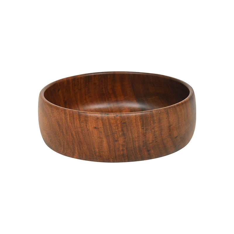 Wooden Handcrafted Solid Multipurpose Serving Bowl for Breakfast/Snacks/Soup Bowls