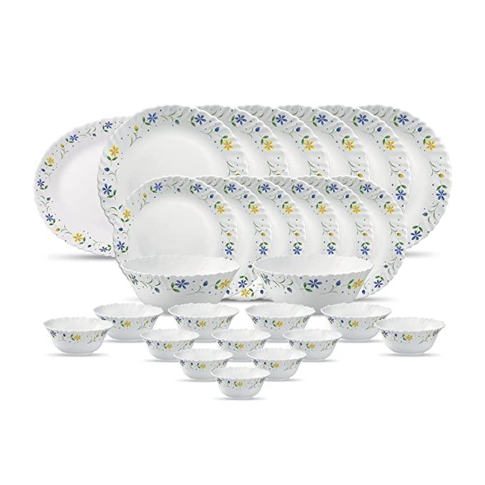 La Opala Twilight Bouquet Dinner set 27 pc set - The Kitchen Warehouse