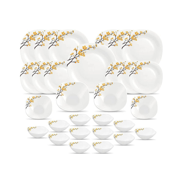 La Opala Quadra Summertide Opalware Dinner Set, 29-Pieces - The Kitchen Warehouse