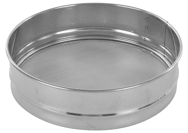 Stainless Steel  Atta Chalni Strainer Small (18cm) Sieve - The Kitchen Warehouse