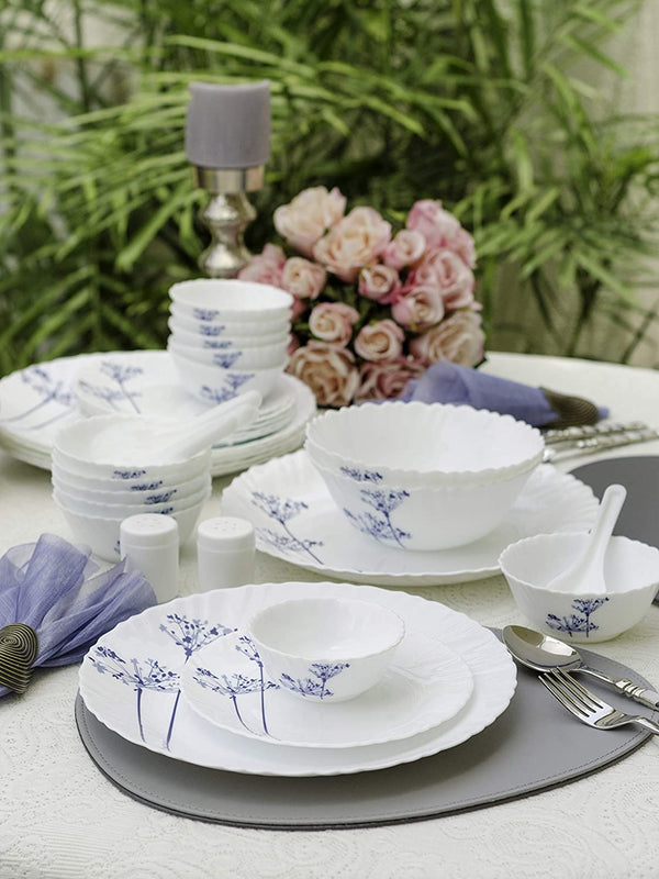 La Opala Aqua Spray Set, 35-Pieces Dinner Set - The Kitchen Warehouse
