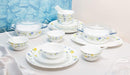 La Opala Dinner Set Twilight Bouquet -Set of 35 Pieces - The Kitchen Warehouse