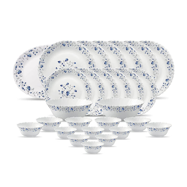 La Opala Blue Mystique Dinner set 27 pc set - The Kitchen Warehouse