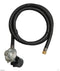 LPG QCC Regulator / Gas Regulator with 1.5m Hose & 1/4" Swivel Nut - The Kitchen Warehouse