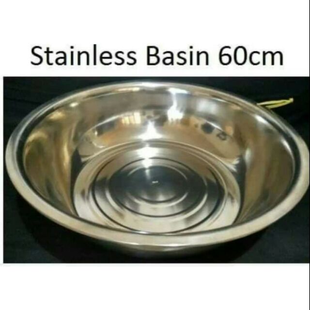 Stainless steel big basin light weight 60 cms (approx)
