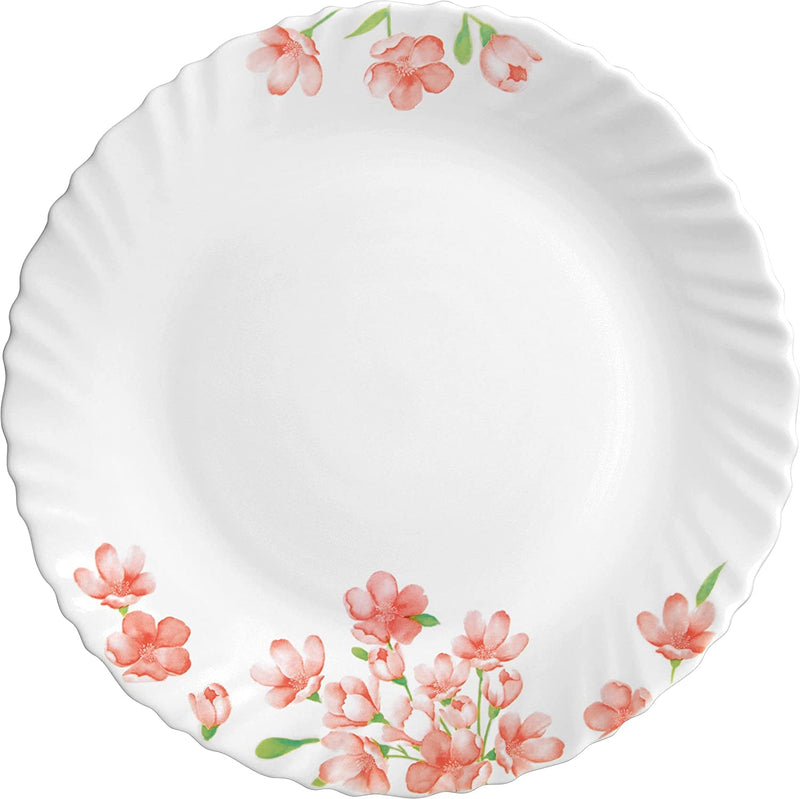 La Opala Aster Pink Dinner Plate Set, 6-Pieces