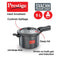 Prestige Svachh Hard Anodised Pressure Cooker, 5 Litre - The Kitchen Warehouse