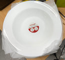 La Opala  Deep Snack Plate 8 inches Plain 1 piece - The Kitchen Warehouse