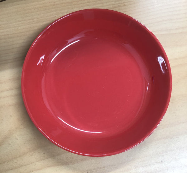 Servewell Snack Plate 16cm C2260 Red Melamine - The Kitchen Warehouse