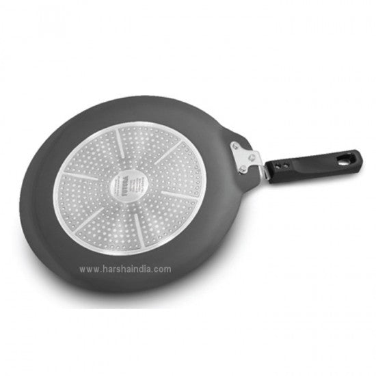 Hawkins Futura 30 cm Non Stick Dosa Tawa, Induction Base Black (INDT30)