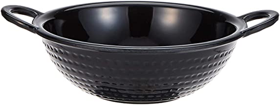 Servewell Dotted Kadai 7" Black Melamine - The Kitchen Warehouse