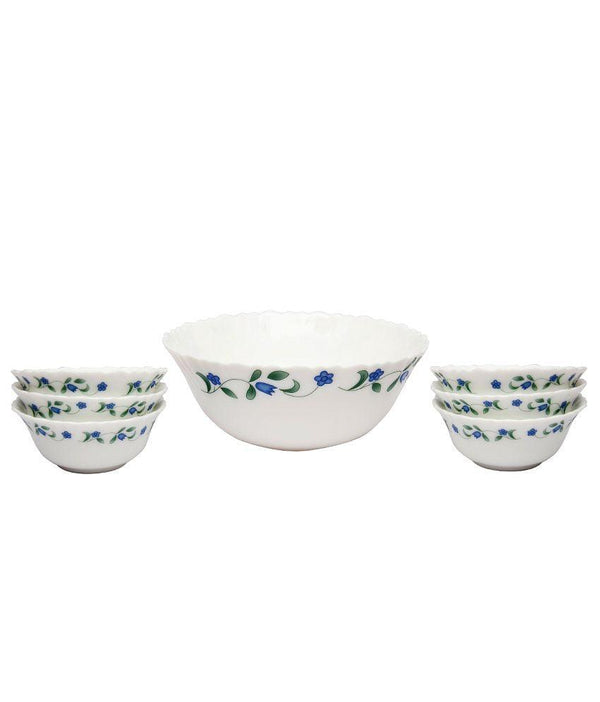 La Opala JUNIPER BLUE Pudding Set of 7 PC - The Kitchen Warehouse