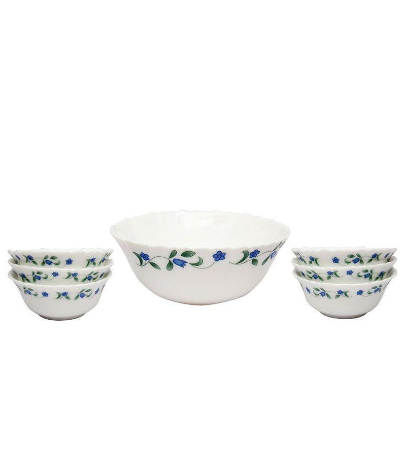 La Opala JUNIPER BLUE Pudding Set of 7 PC - The Kitchen Warehouse