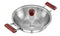 Hawkins Deep-Fry Pan 2.5 Litre with Glass lid CODE:SSD25G - The Kitchen Warehouse