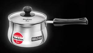 Hawkins Tea Pan/milk pan 1.5 Litre with Glass lid CODE:SST15G - The Kitchen Warehouse