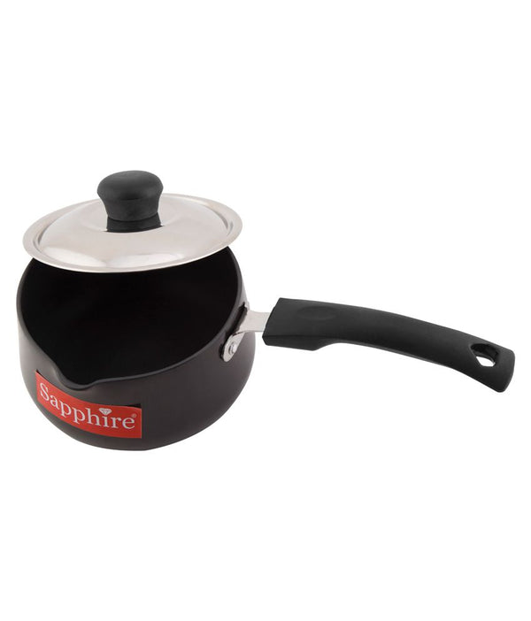 Sapphire Hard Anodised Milk pan with lid