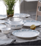 La Opala Lavender Dew Dinner set 45 Pc - The Kitchen Warehouse