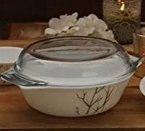 La Opala Golden fall Casserole Bowl with Lid