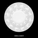 La Opala Diva, Velvett Collection, Opal Glass Dinner Set 35 pcs, ARIA GREY