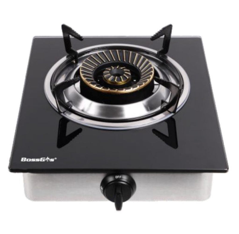 Generation Brand  1 WOK Burner NZ glass top Certified Gas Stove For INDOOR use - The Kitchen Warehouse